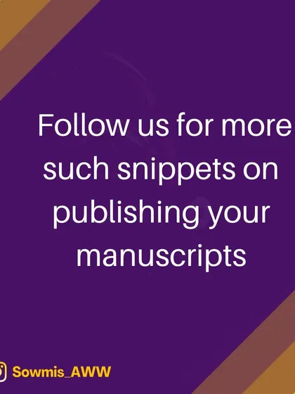 Follow us for more helpful snippets and tips on navigating the world of academic publishing. My goal is to demystify the process and provide you with actionable advice you can use right away.