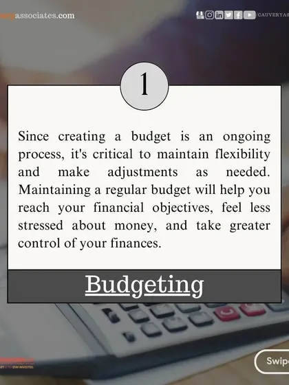 A duplicate visual on the importance of budgeting. A budget is your roadmap to financial success.