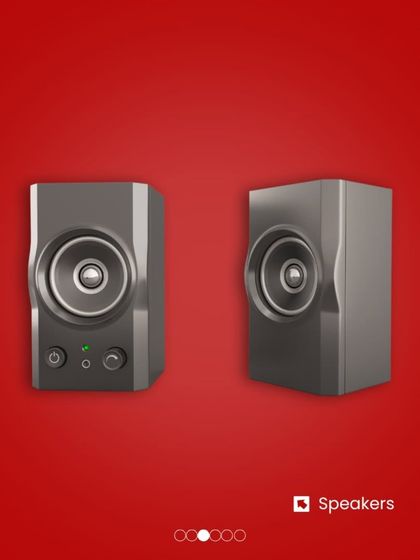 Your party speakers are essential for a great Christmas bash. Once the party's over, I can store them to free up space in your home.