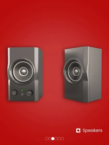 Your party speakers are essential for a great Christmas bash. Once the party's over, I can store them to free up space in your home.
