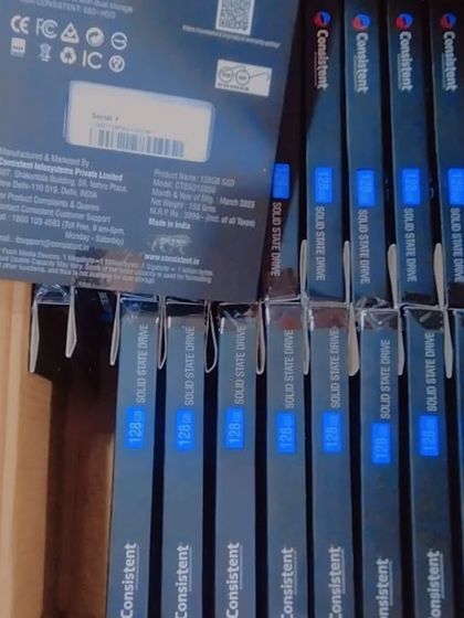 All Consistent SSDs I sell come with a 5-year warranty, ensuring long-term reliability for your data storage needs. I always keep plenty of these in stock for my customers.