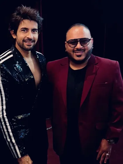 With the talented anchor and amazing dancer, Husein Kuwajerwala. It's always a pleasure to connect with other great performers in the industry.