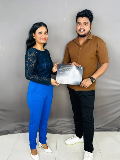 Another happy student from batch 0.10. It was a pleasure to teach such a dedicated group.