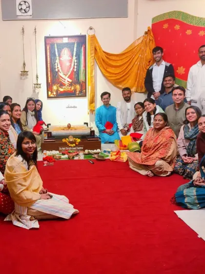 A group photo from our Dhanya Purnima celebration. The joy and sense of community are as much a part of the offering as the rituals themselves.