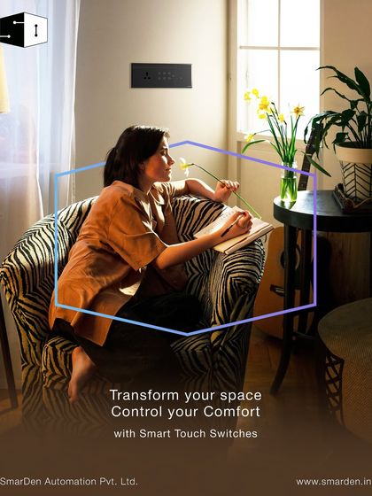 Intelligent design disappears when you don’t need it, but transforms your space when you do. Control your comfort and transform your space with my smart touch switches.