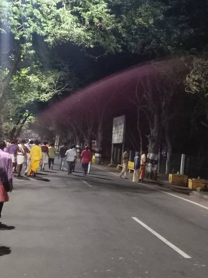 Participating in the midnight Giripradakshina at Tiruvannamalai, a unique spiritual journey.