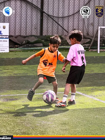 Two of our youngest players in Pune learning the game through healthy competition.