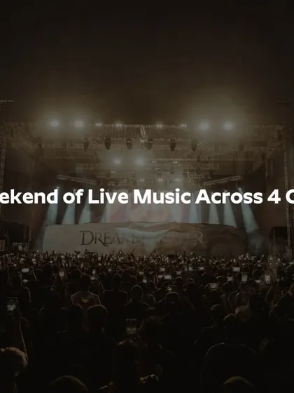 A weekend of live music across 4 cities, 6 shows, and 50,000+ attendees. This is the scale of the events I produce and ticket.