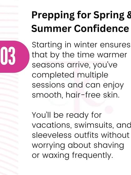 Reason 3: You are prepping for spring and summer confidence. Starting in winter means you will be ready for vacations and sleeveless outfits when warmer weather arrives.