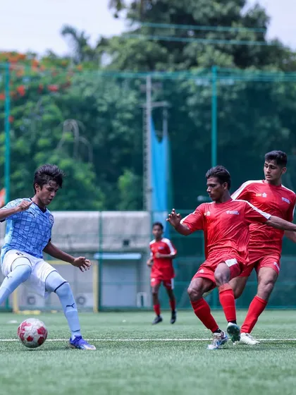 Our players battling hard against strong opposition in the state league. These high-pressure games are essential for development.