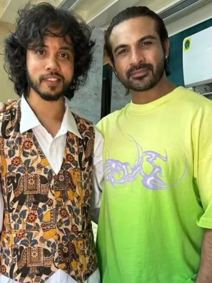 A throwback to the 'Munda Rockstar' shoot with one of the actors. Great memories with an amazing team.