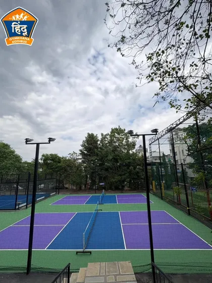 Our pickleball facility includes excellent lighting for evening play, ensuring the game can go on after the sun sets.