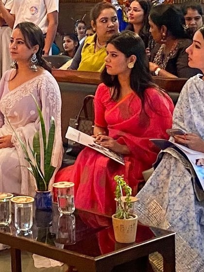 Watching the performances at Apeejay School with my complete attention. The dedication of the students was evident in every single presentation, from classical solos to folk group dances.