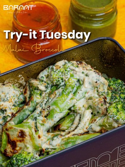 Indulge in a flavorful delight with my Malai Broccoli, featuring tender florets in a creamy, rich malai sauce.