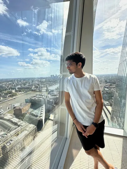 Waking up to a stunning view of London from the Shangri-La hotel. Traveling for gigs comes with some incredible experiences.