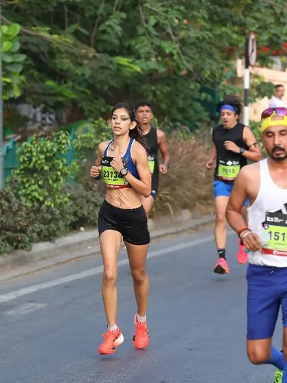 Running through the streets of Bengaluru during the TCS World 10K. Racing in a new city is always a challenge, but the energy of the crowd is incredible.