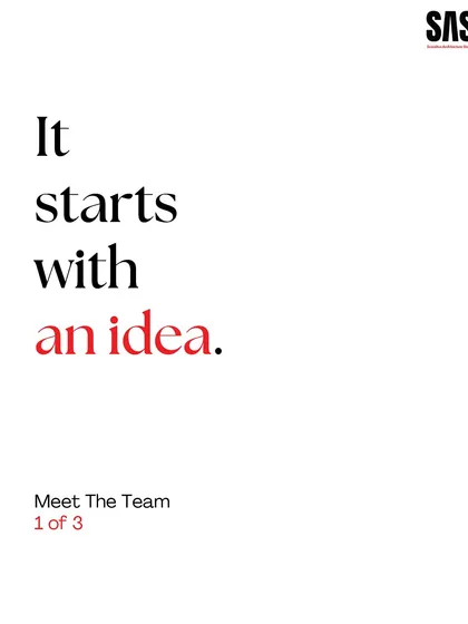 It all starts with an idea. But an idea is just the beginning. My process is about nurturing that initial spark and transforming it into a space with meaning and purpose.