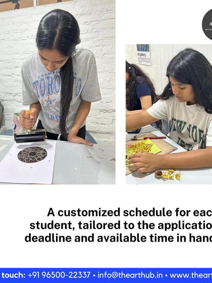 This image shows students working on different projects, highlighting the customized schedule I create for each student based on their goals and deadlines.