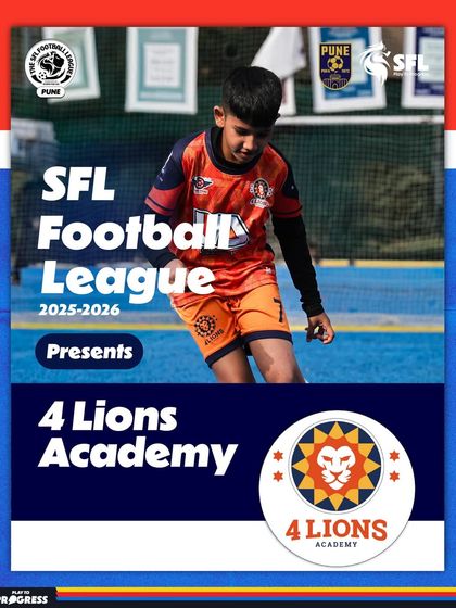 Each team arrives with a story. Presenting 4 Lions Academy, competing in our Pune league.