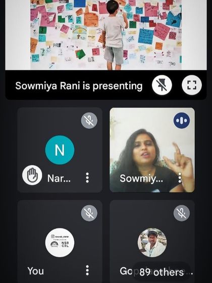 A candid moment from a live webinar, where I'm emphasizing a key point during the Q&A session. Interactive discussions are a cornerstone of my teaching style.