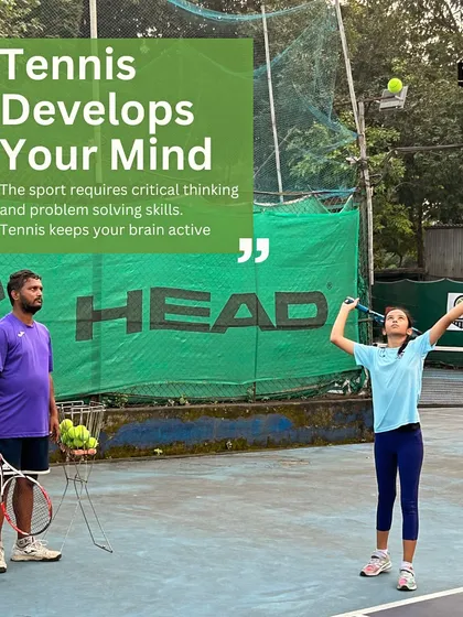 Tennis is a mental sport that requires critical thinking and problem-solving. Our coaching keeps your brain active, developing your mind just as much as your physical skills.
