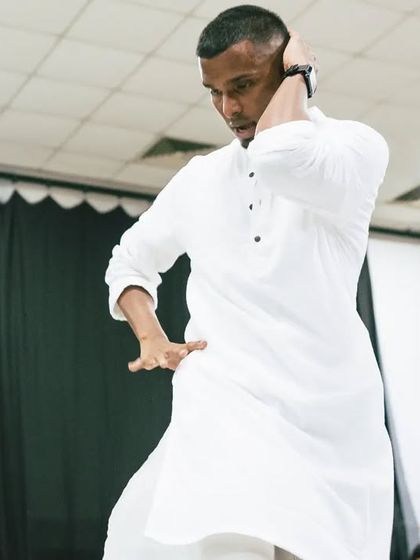 A close-up showing the focus and detail that goes into my choreography. Every movement has a purpose and an intention.