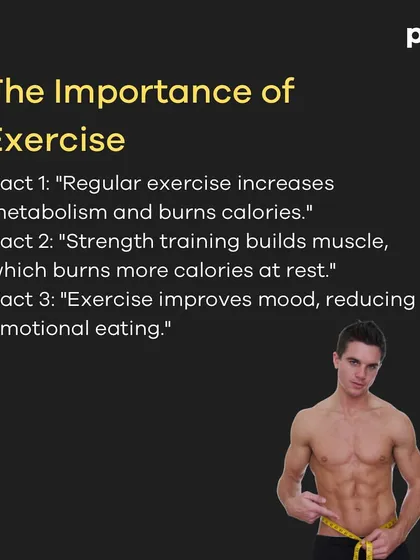 This series tackles the "Diet vs. Exercise" debate. It explains the importance of both, with diet being key for creating a calorie deficit and exercise for boosting metabolism and building muscle. The winning combination is always both.
