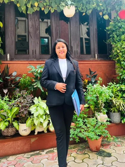 My place of 'sukoon' or peace at the Delhi High Court. Amidst the chaos of cases, these green corners offer a moment of tranquility.