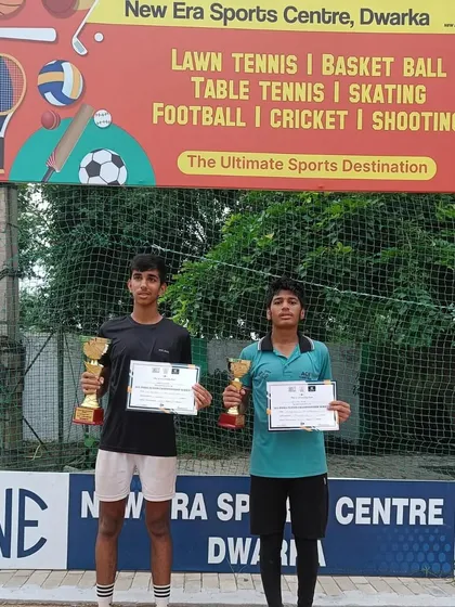 Celebrating Harsh Nandal and Raunak Gilra reaching their first AITA National U-16 finals, another proud moment for the academy.