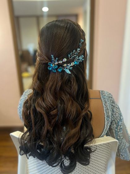 Bhavya Achar - Bridal & Occasion Styling Romantic Open & Half-Up Styles photo 60