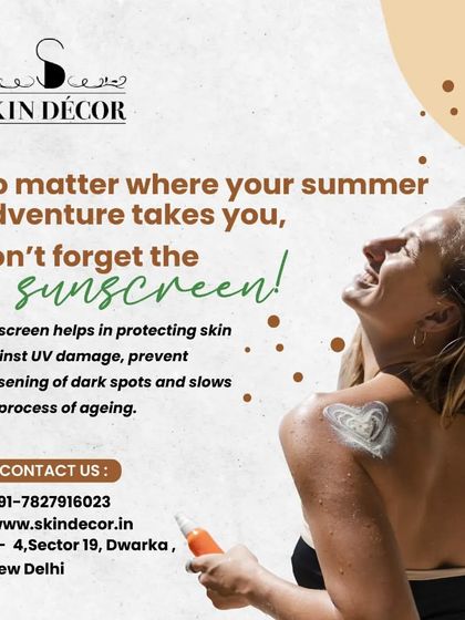 No matter where your summer adventure takes you, don't forget the sunscreen. It is the single most important step to protect against UV damage, prevent dark spots, and slow down the process of aging.