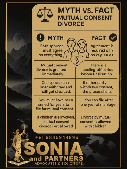 The process of a mutual consent divorce is often surrounded by myths that can cause unnecessary stress and confusion. This guide separates fact from fiction. For instance, you don't need to agree on every single detail, only the key issues. Understanding the actual legal framework helps you approach the process with confidence and clarity, making a peaceful separation achievable.