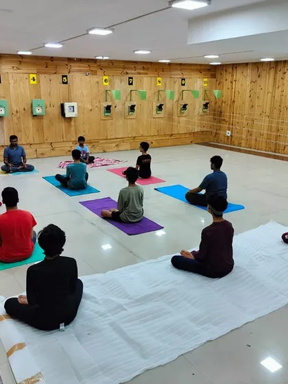 Training the mind is as crucial as training the trigger finger. We integrate yoga and meditation sessions right here in our range to improve focus, mental strength, and recovery for our athletes.