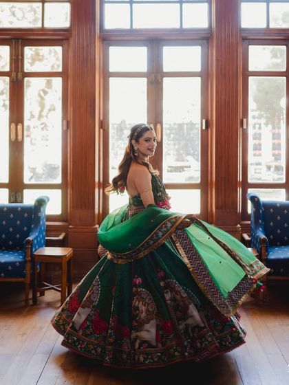 Vibrant Haldi & Mehendi Celebrations photo 17