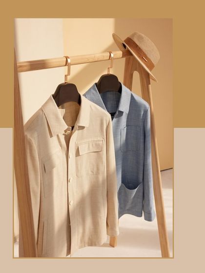 Our summer collection is crafted for relaxation and self-care. These lightweight shirts in neutral tones are perfect for a comfortable yet stylish look.