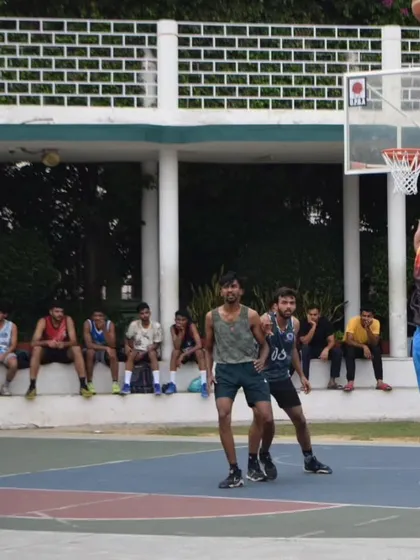 A player takes a jump shot during the UPBA tryouts. This is where players get to showcase their shooting skills under pressure.