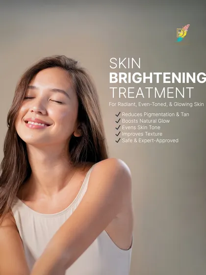 My skin brightening treatments are designed for those seeking radiant, even-toned skin. This expert-approved service reduces pigmentation and tan, boosts natural glow, and improves overall texture safely and effectively.