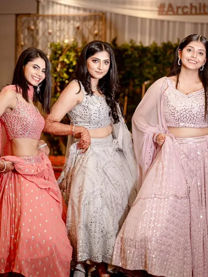 The bride with her besties, all looking gorgeous. We help create these beautiful memories on and off the dance floor.