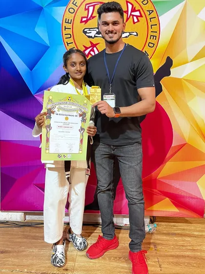 Another gold medal for Team Evolution at the National Karate Championship. We train for results.