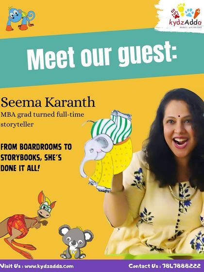 Meet Seema Karanth, the storyteller who proves that it's never too late to follow your passion. She brings stories to life with puppets, props, and a flair for drama.
