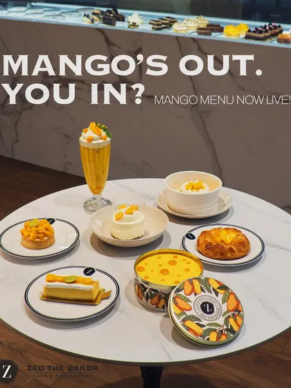 When mango season arrives, my kitchen comes alive with the scent of summer. This is a preview of my limited-time mango menu, featuring everything from creamy cheesecakes and tarts to refreshing milkshakes, all celebrating the king of fruits.