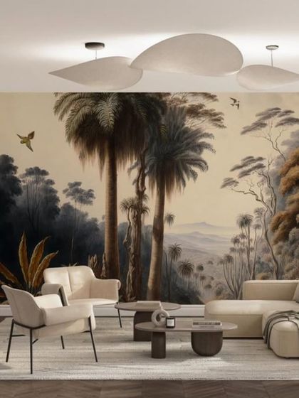 House360.in - Residential Wallpaper & Wall Mural Services Living Room Statements photo 11