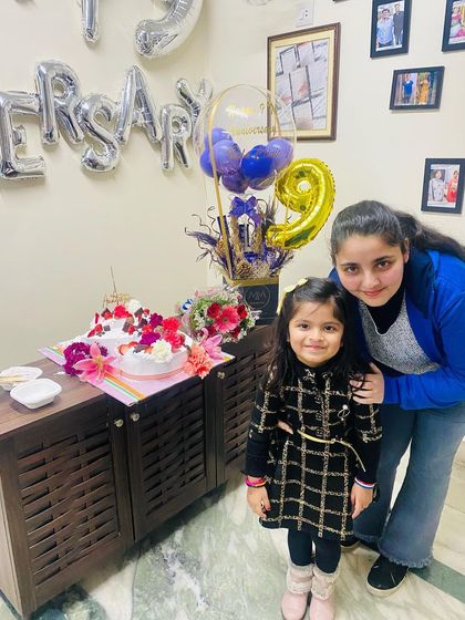My wonderful daughters enjoying the anniversary celebration at the clinic. They are my biggest motivation.