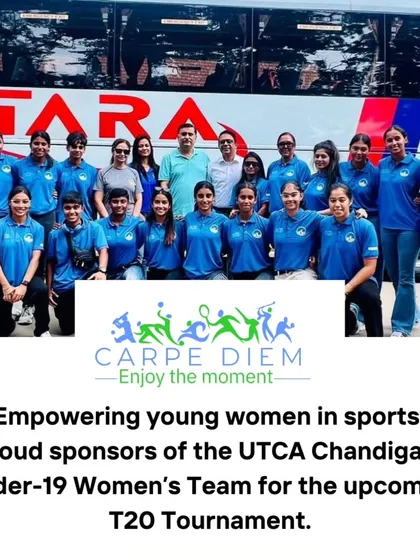 We are proud sponsors of the UTCA Chandigarh Under-19 Women's Team for their T20 tournament. We believe in empowering young women in sports and giving them the platform to succeed.