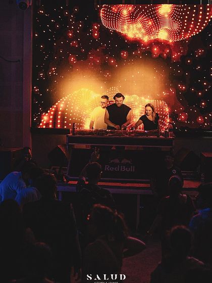 Sharing the stage with Catz 'n Dogz at Salud, with a massive LED screen creating a stunning backdrop.