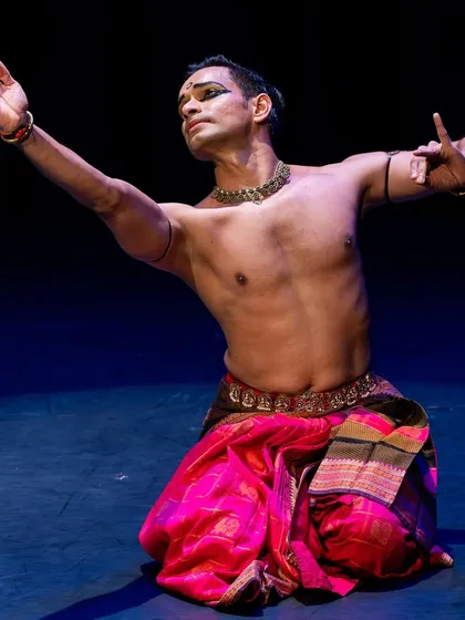 Another perspective from my solo concert in Canada, highlighting the sculptural quality of the dance form.