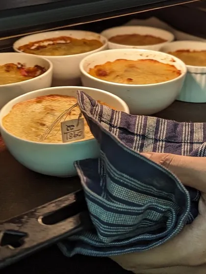 While my heart is in Kerala cuisine, I also love making the Continental comfort food I grew up with. A warm, hearty Shepherd's Pie, with rich minced meat and a creamy potato topping, is perfect for a cozy dinner gathering.