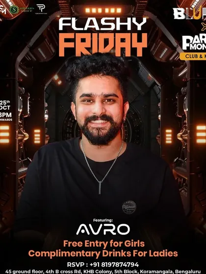 Flashy Friday at Blurred, Koramangala. Another one of my regular weekend gigs.