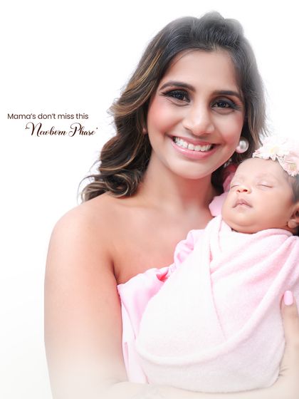 A message for all mothers: don't miss this newborn phase. A smiling mother holds her sleeping baby, a beautiful reminder of how fleeting and precious these first days are.