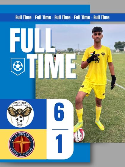 A great result in our friendly match, with our team winning 6-1.